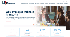 Desktop Screenshot of lifehealthcare.co.za